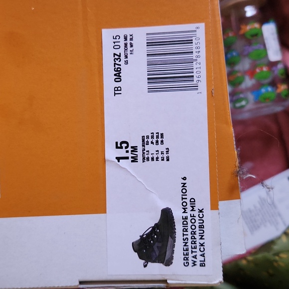 Timberland children's boots size 1.5 in black NIB - Picture 9 of 9